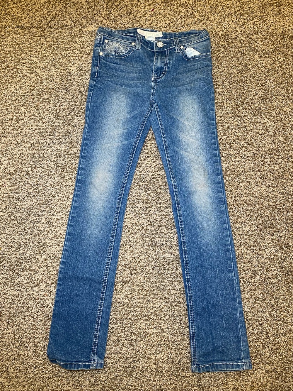 Free People Girls Blue Skinny Jeans